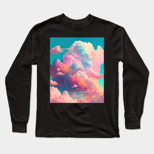 Pastel Clouds Long Sleeve T-Shirt